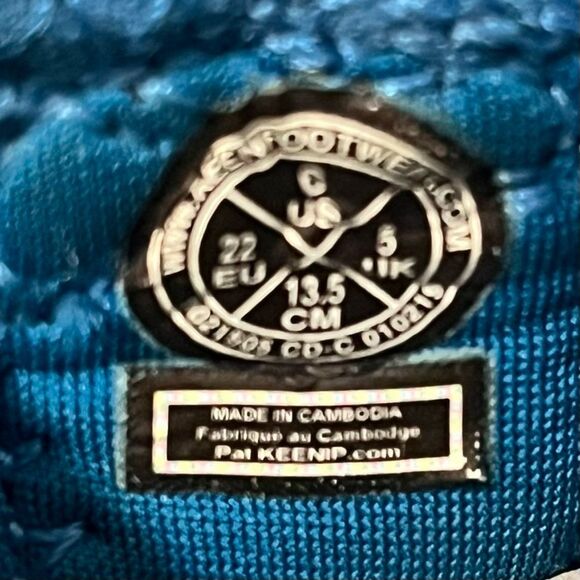 Keen Boys Sandal  Teal Colored   Sz 6 - Picture 4 of 5